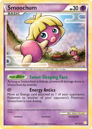 Smoochum 30/123 Pokemon card