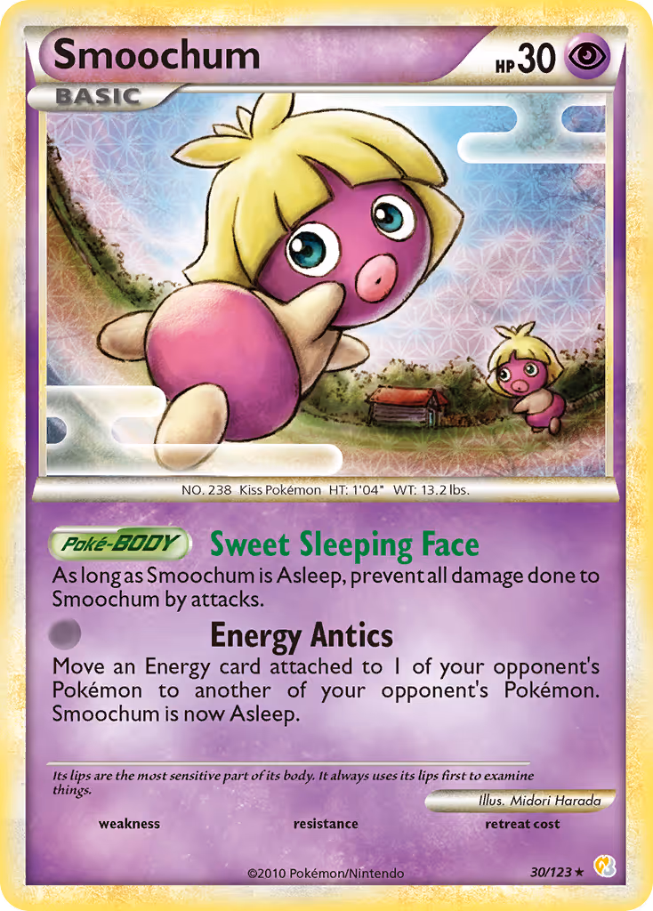 Smoochum 30/123 Pokemon card