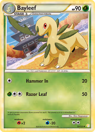 Bayleef 35/123 Pokemon card