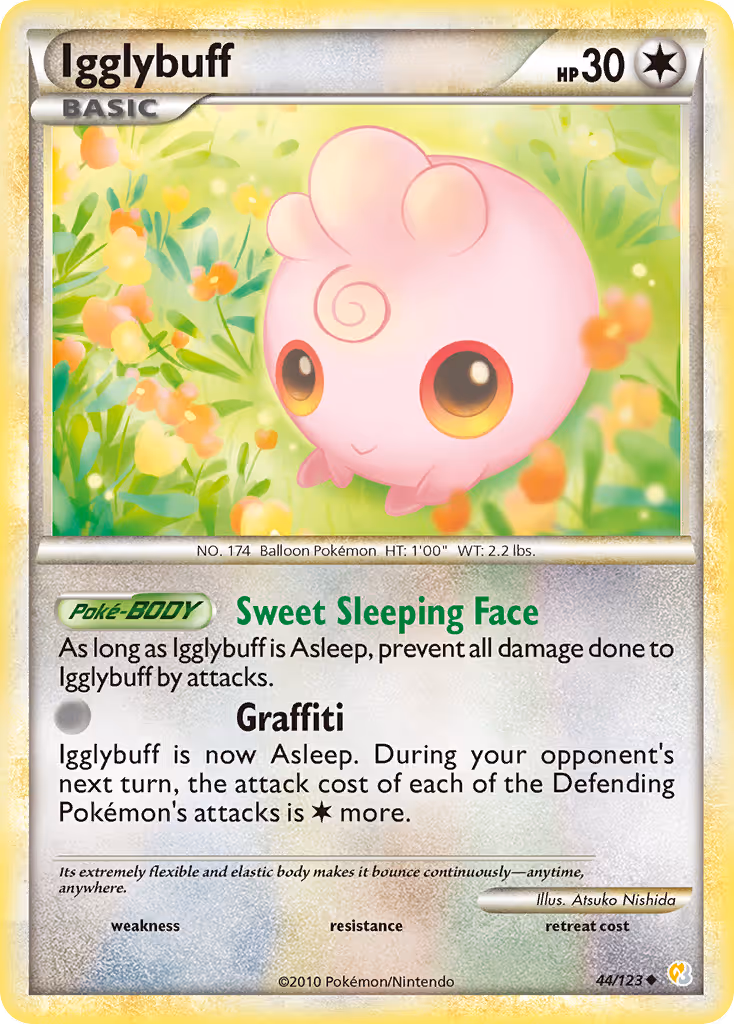 Igglybuff 44/123 Pokemon card