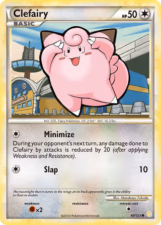 Clefairy 60/123 Pokemon card