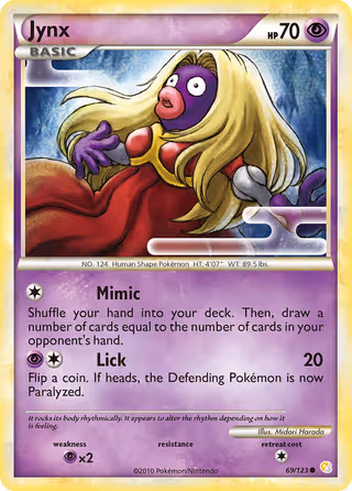 Jynx 69/123 Pokemon card