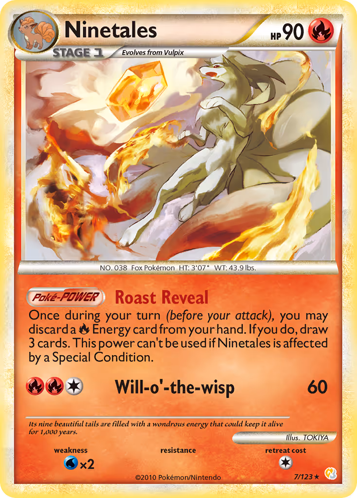 Ninetales 7/123 Pokemon card