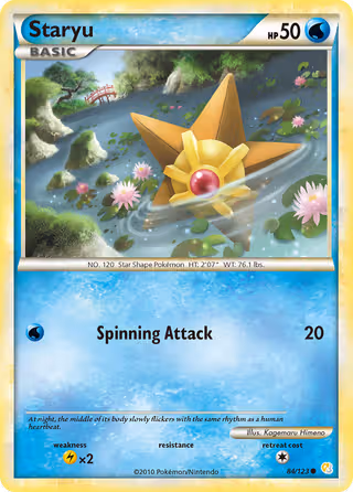 Staryu 84/123 Pokemon card