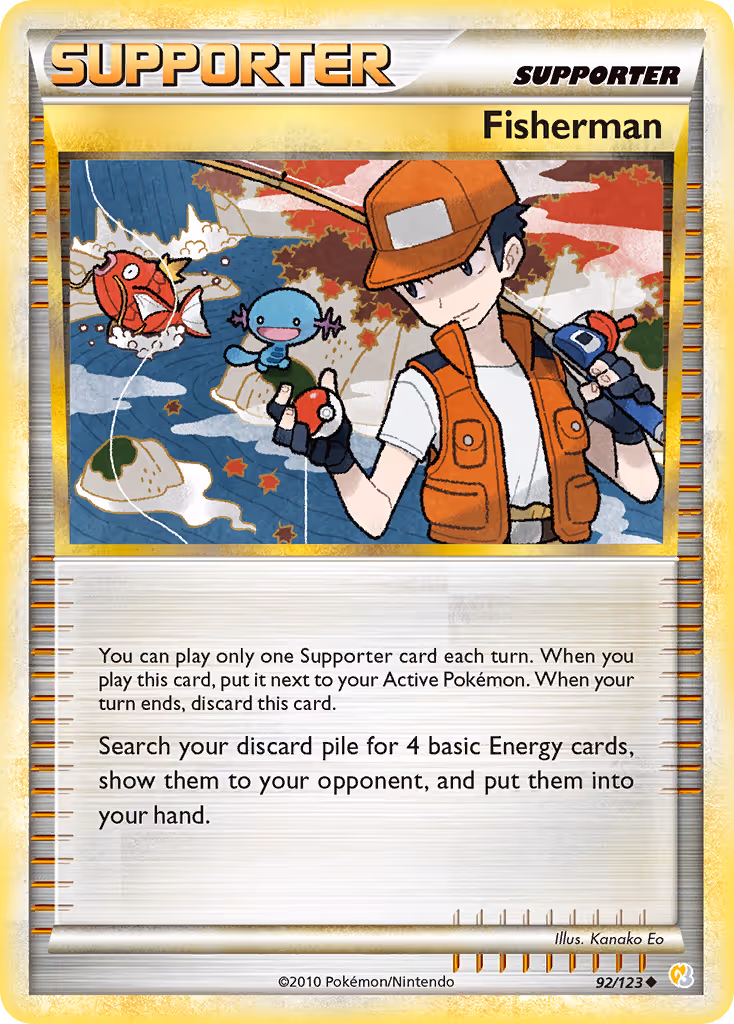 Fisherman 92/123 Pokemon card