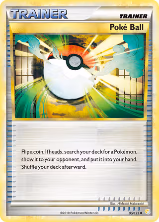 Poké Ball 95/123 Pokemon card