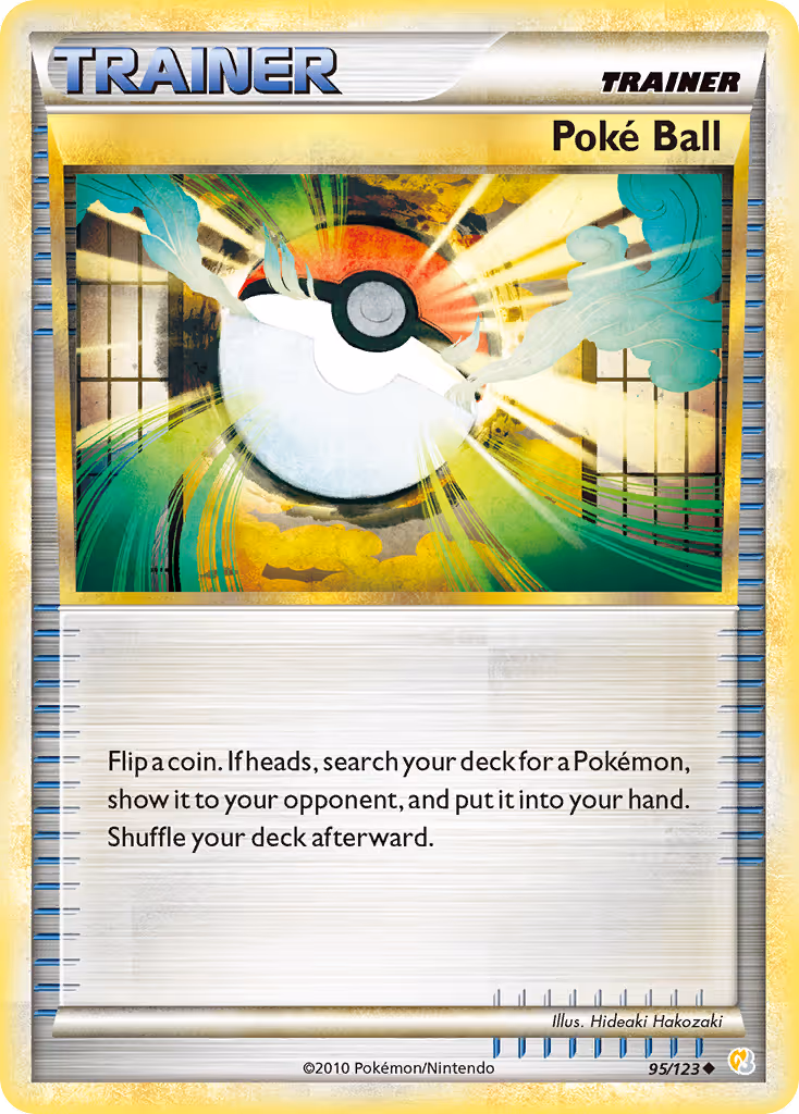 Poké Ball 95/123 Pokemon card