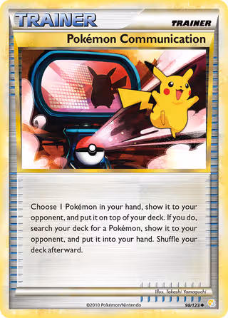 Pokémon Communication 98/123 Pokemon card