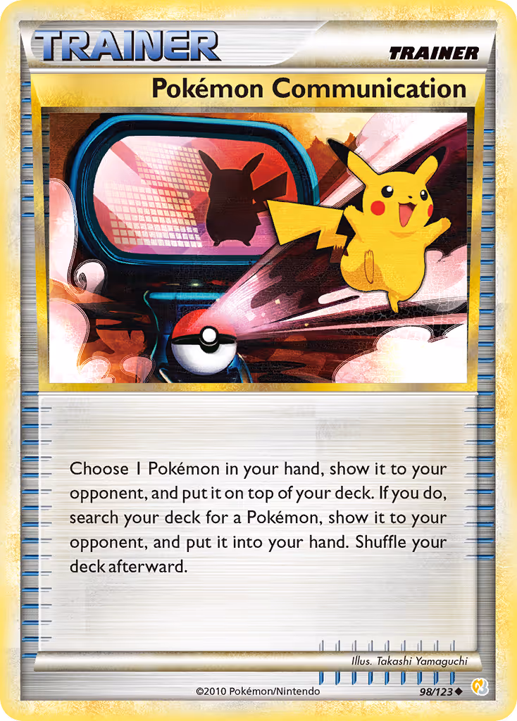 Pokémon Communication 98/123 Pokemon card