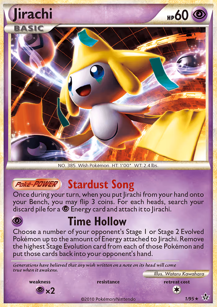 Jirachi 1/95 Pokemon card