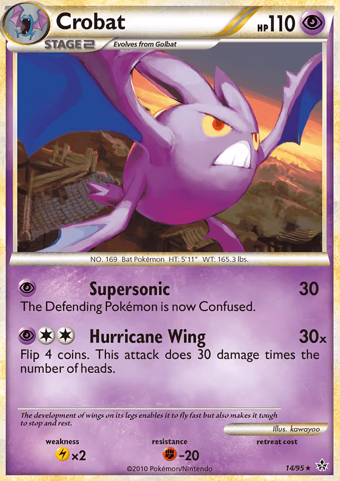 Crobat 14/95 Pokemon card