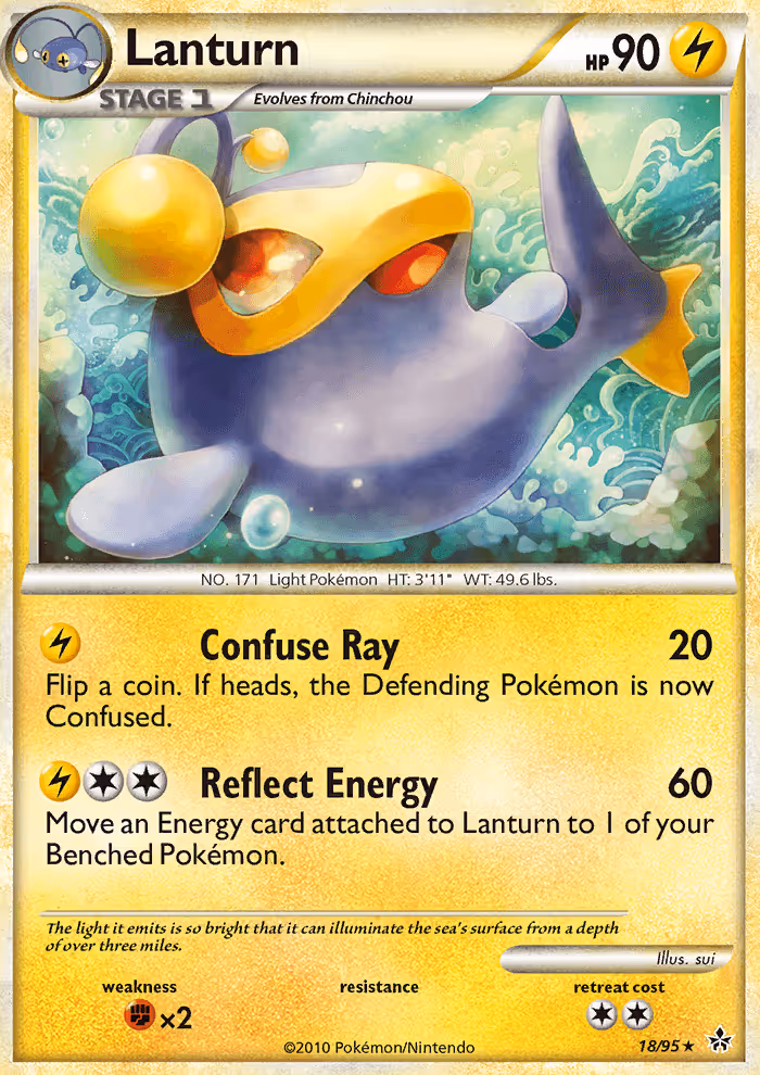 Lanturn 18/95 Pokemon card