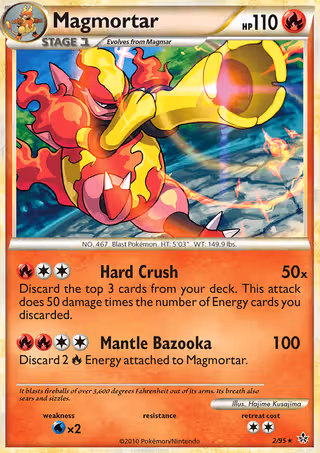 Magmortar 2/95 Pokemon card