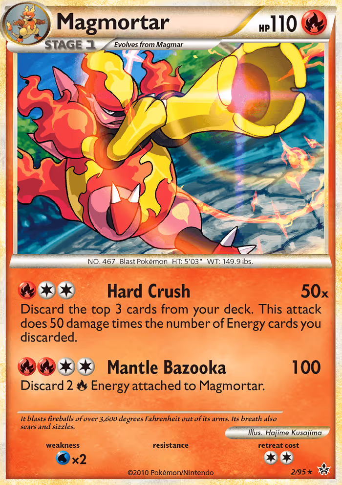 Magmortar 2/95 Pokemon card