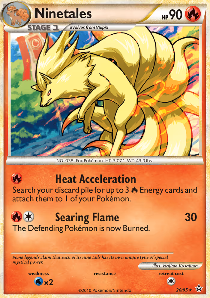 Ninetales 20/95 Pokemon card