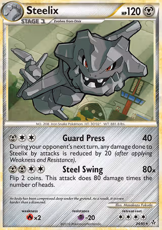 Steelix 24/95 Pokemon card
