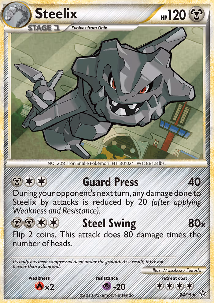 Steelix 24/95 Pokemon card
