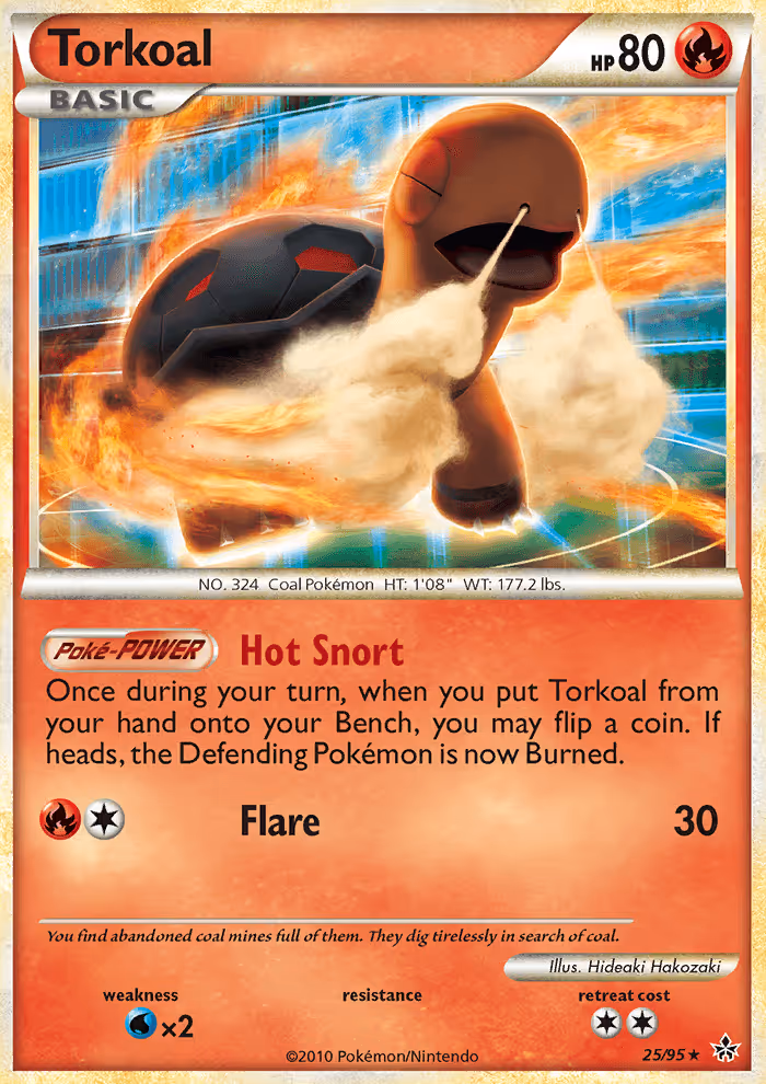 Torkoal 25/95 Pokemon card