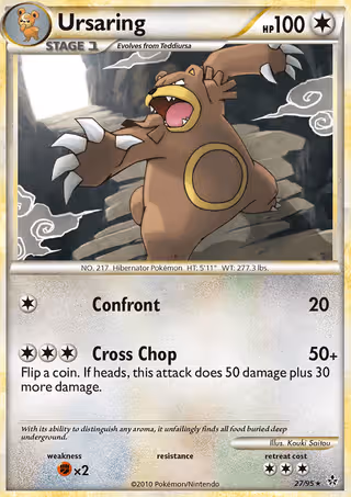 Ursaring 27/95 Pokemon card