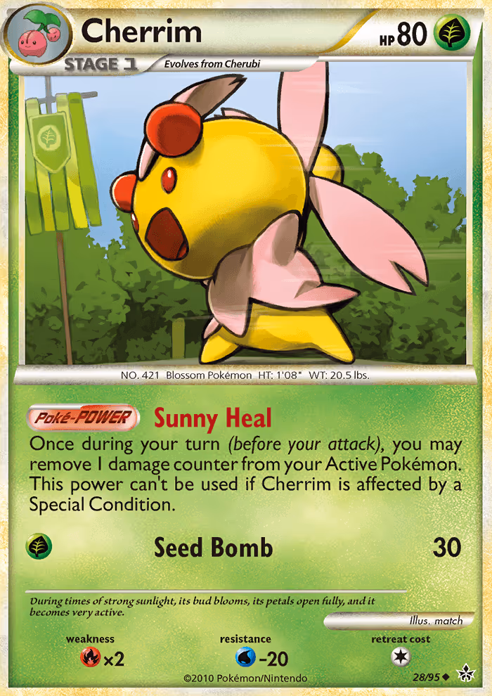 Cherrim 28/95 Pokemon card