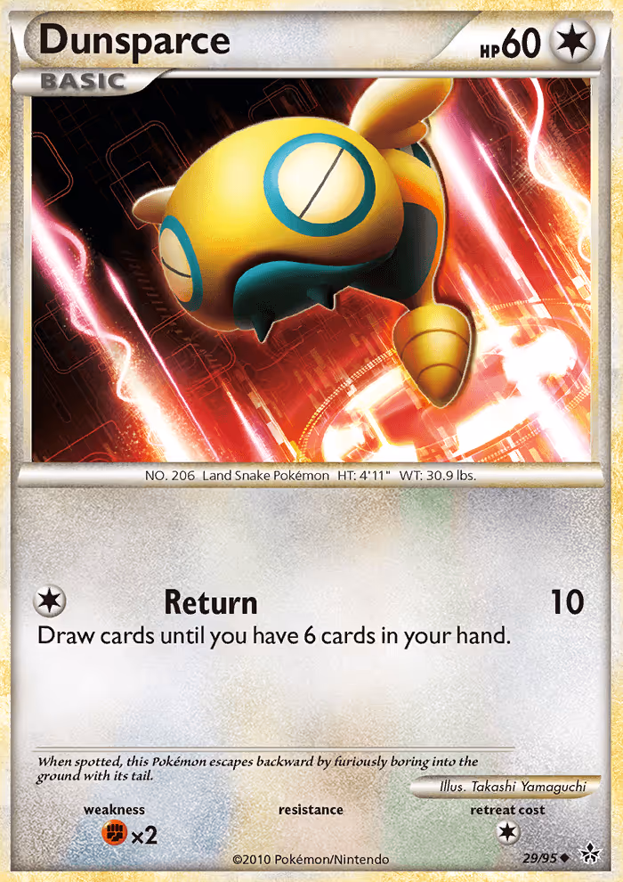 Dunsparce 29/95 Pokemon card