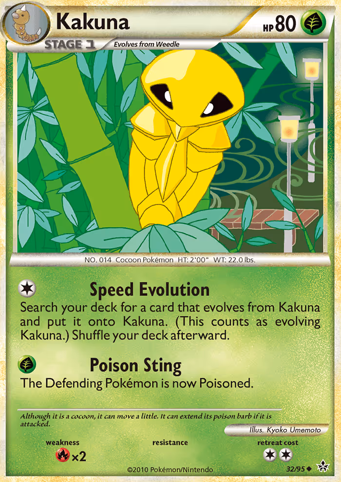 Kakuna 32/95 Pokemon card