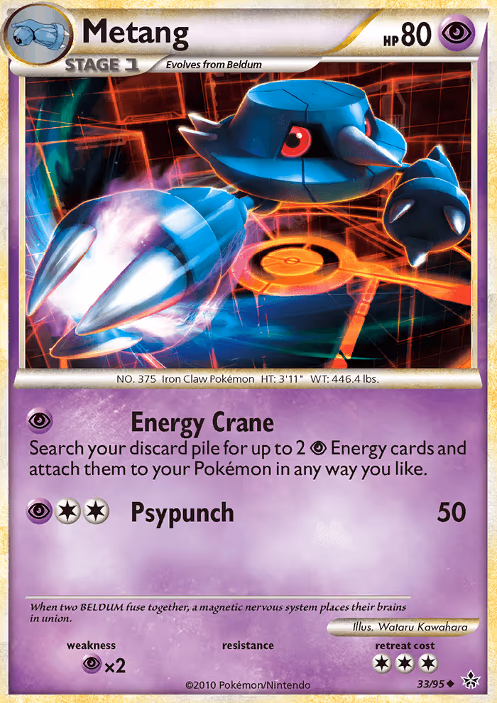 Metang 33/95 Pokemon card