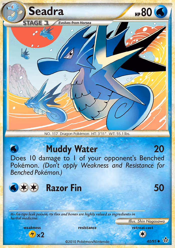 Seadra 40/95 Pokemon card