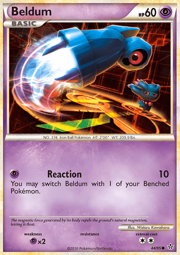 Beldum 44/95 Pokemon card