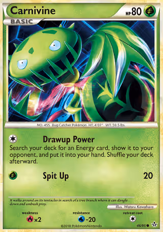 Carnivine 46/95 Pokemon card