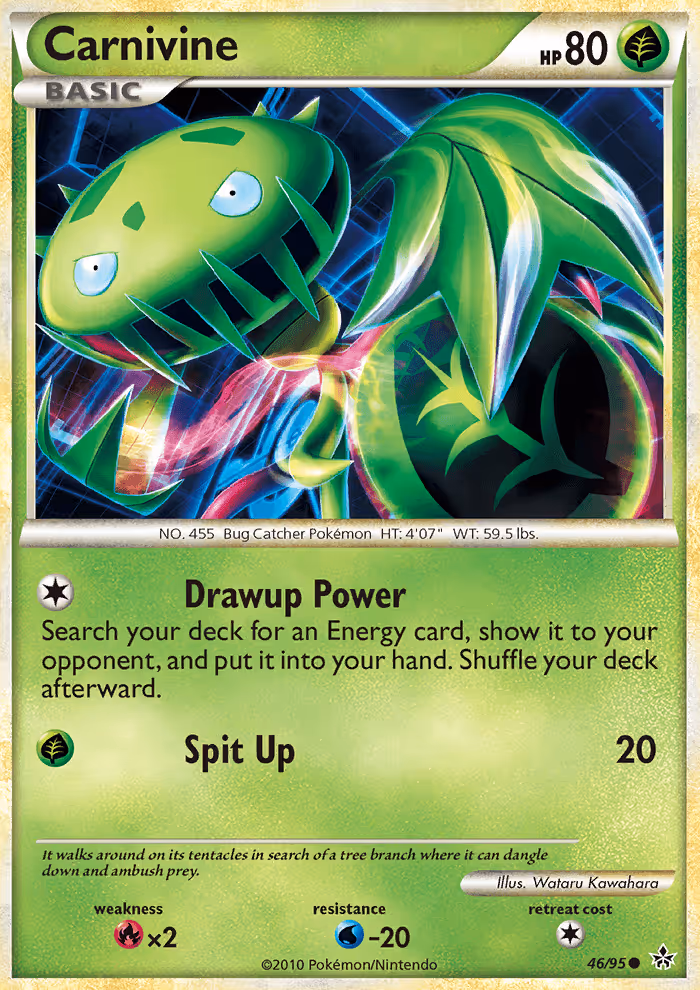 Carnivine 46/95 Pokemon card