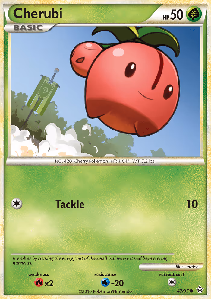 Cherubi 47/95 Pokemon card