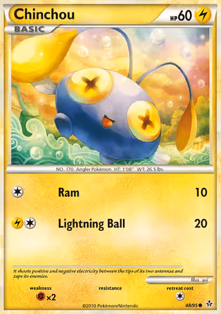 Chinchou 48/95 Pokemon card