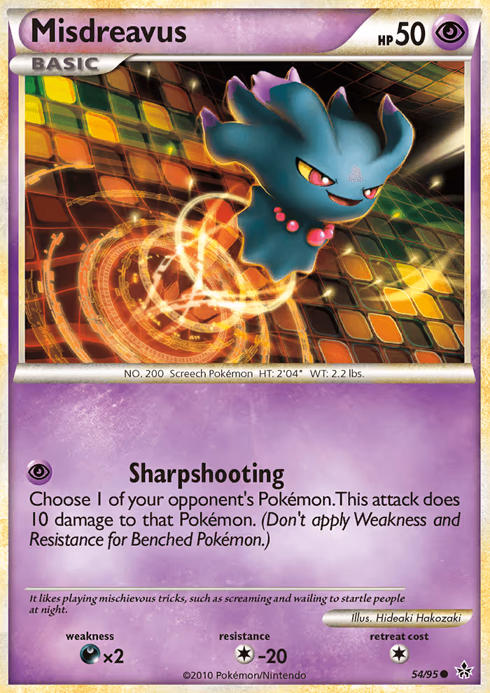 Misdreavus 54/95 Pokemon card
