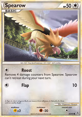 Spearow 62/95 Pokemon card