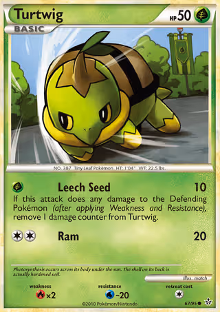 Turtwig 67/95 Pokemon card