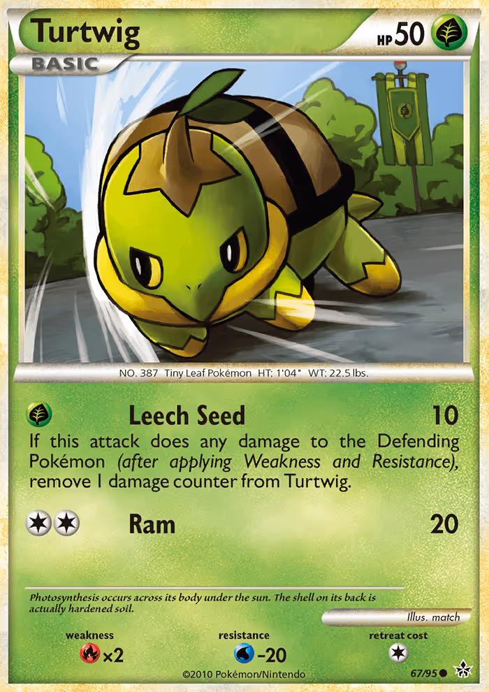 Turtwig 67/95 Pokemon card
