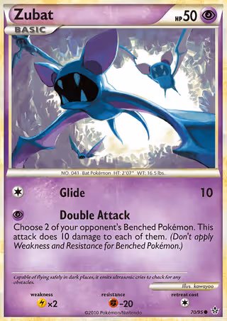 Zubat 70/95 Pokemon card