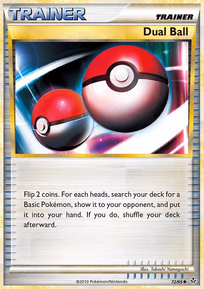 Dual Ball 72/95 Pokemon card