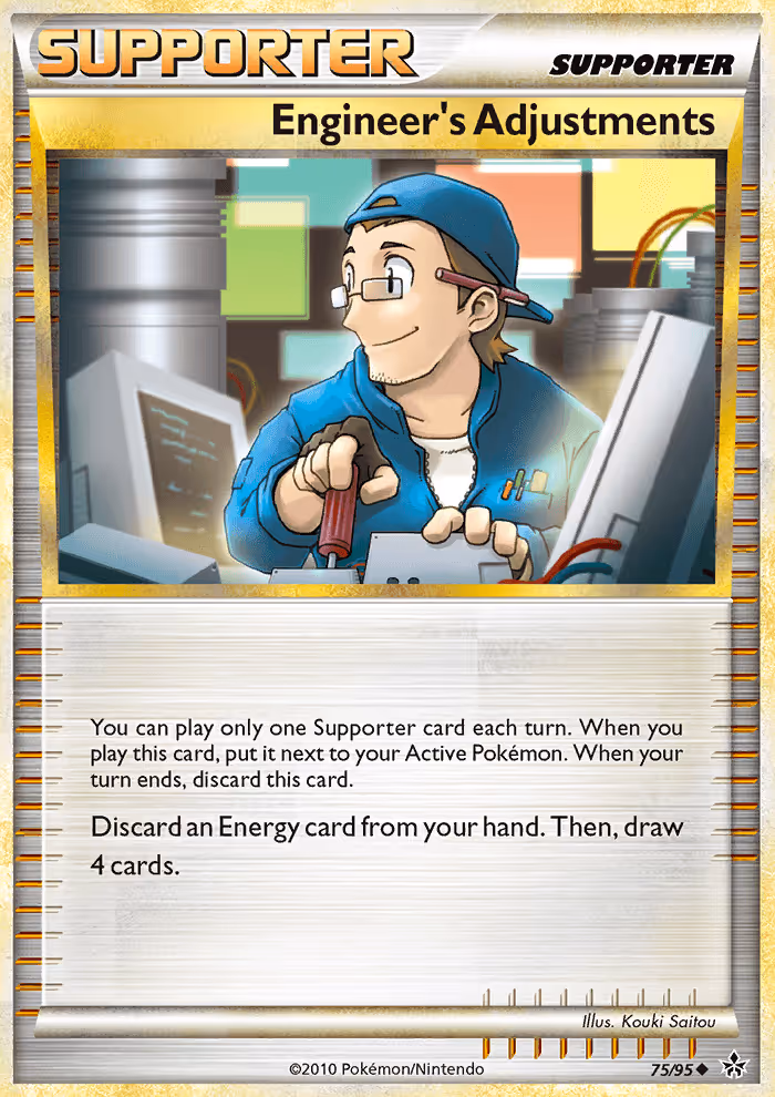 Engineer’s Adjustments 75/95 Pokemon card
