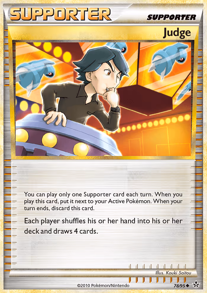 Judge 78/95 Pokemon card