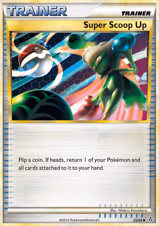 Super Scoop Up 83/95 Pokemon card
