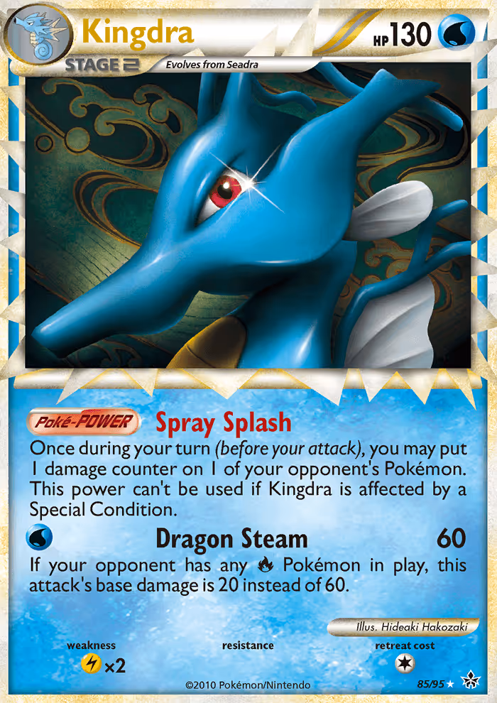 Kingdra 85/95 Pokemon card