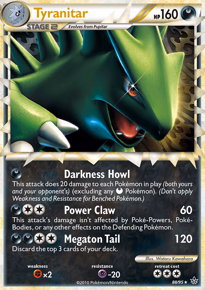 Tyranitar 88/95 Pokemon card