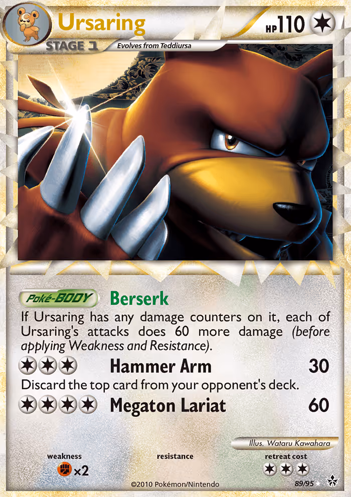Ursaring 89/95 Pokemon card