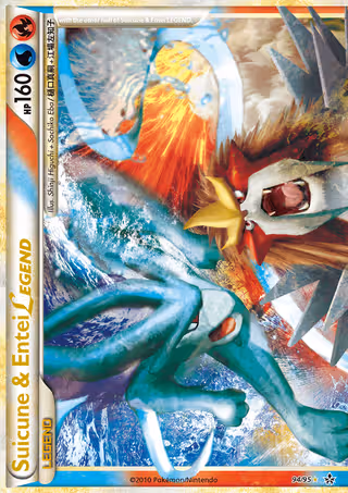 Suicune & Entei LEGEND 94/95 Pokemon card