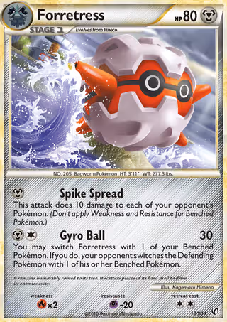Forretress 13/90 Pokemon card