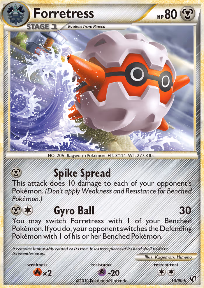 Forretress 13/90 Pokemon card