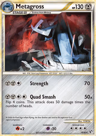 Metagross 18/90 Pokemon card