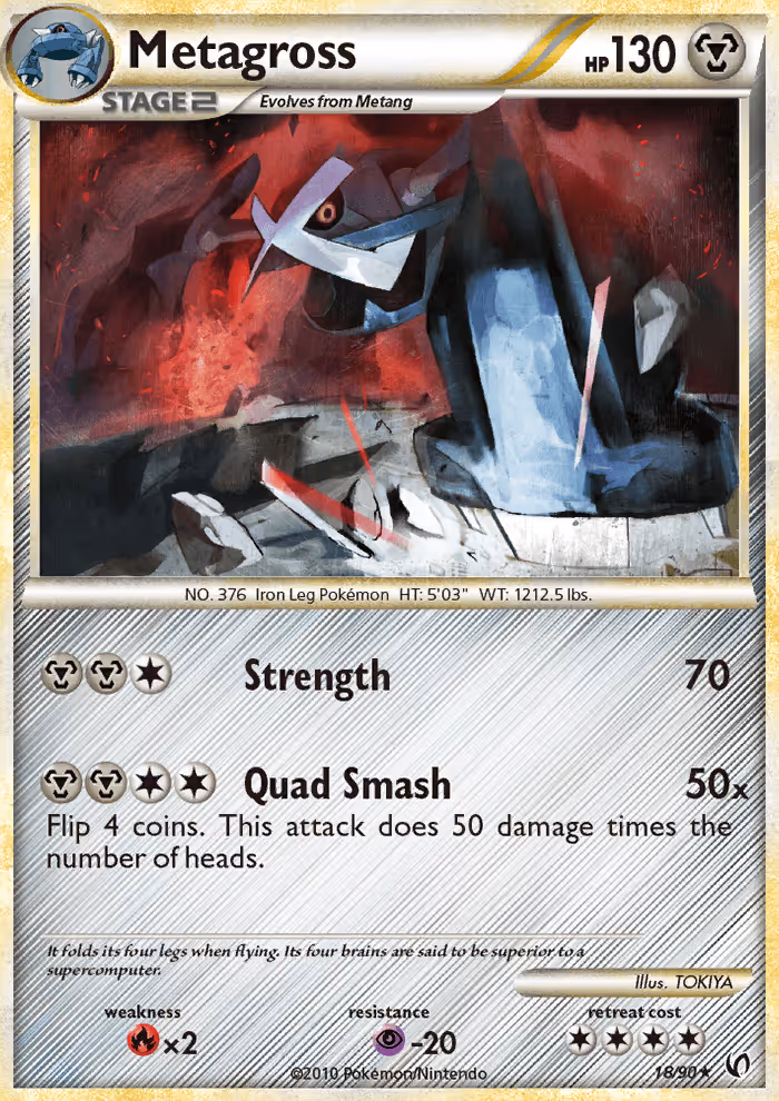 Metagross 18/90 Pokemon card